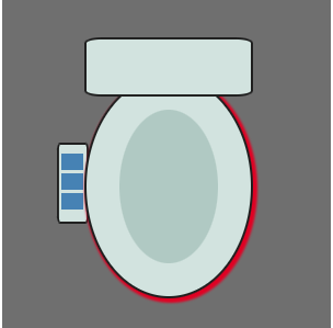 The original main smart toilet interface